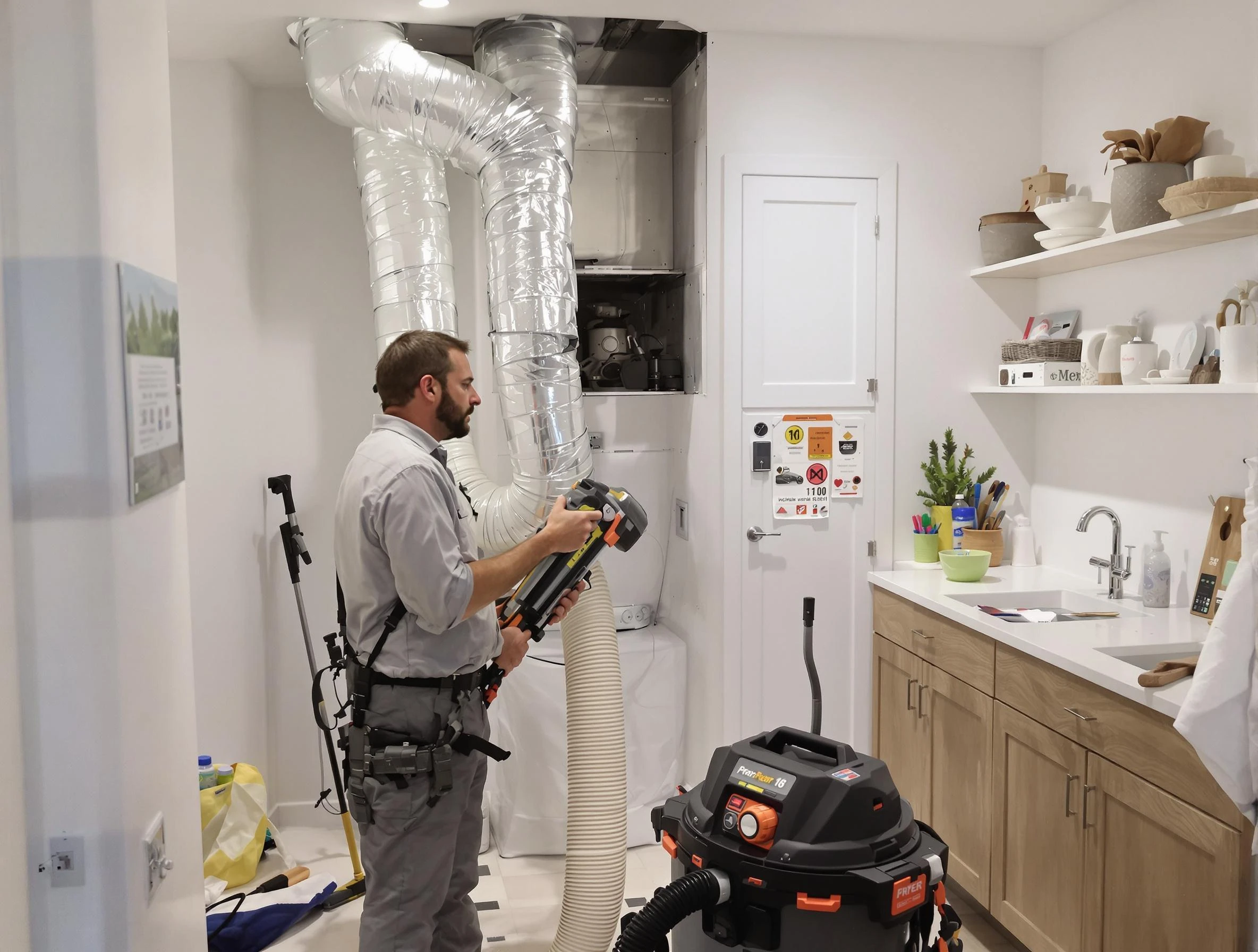 Clogged Dryer Vent Cleaning in Westford