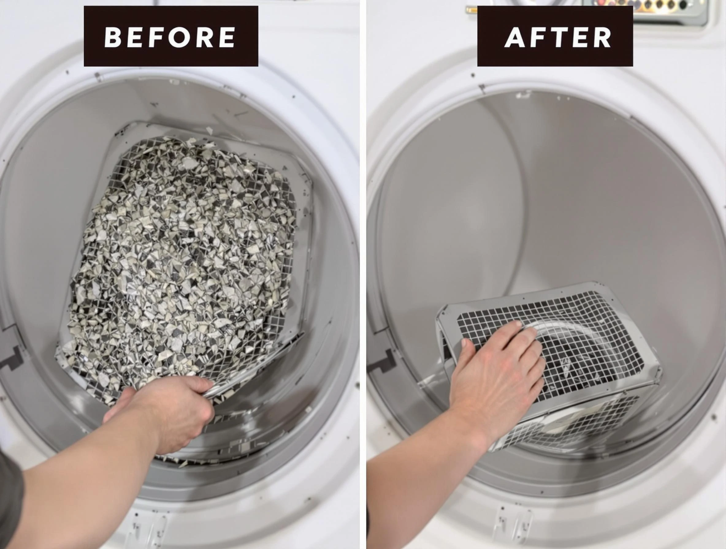 Professional lint trap cleaning by Westford Dryer Vent Cleaning in Westford